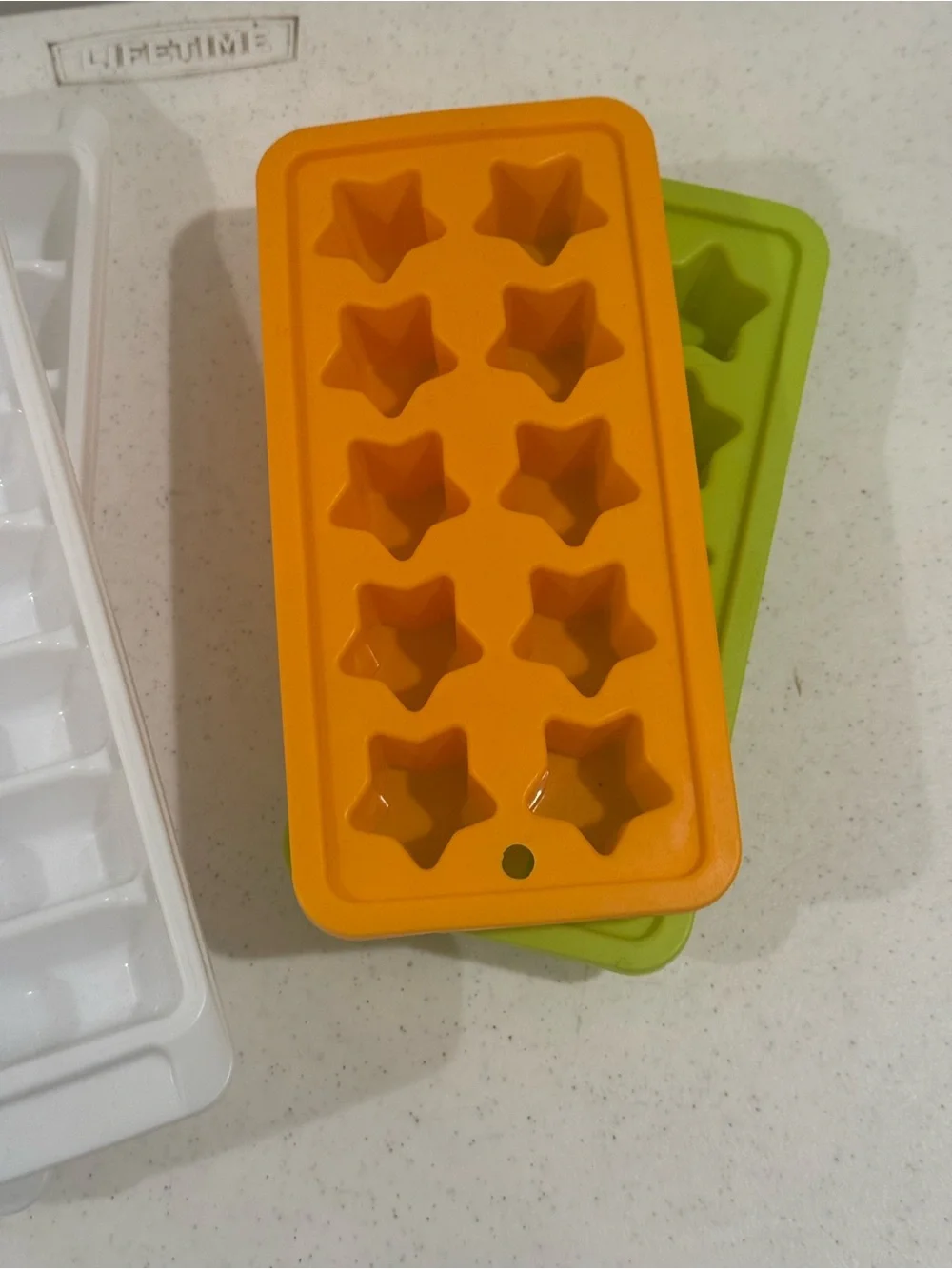 Assorted Ice Cube Trays Set ~ Cubes & Stars